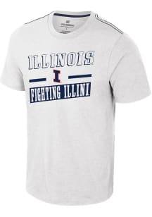 Colosseum Illinois Fighting Illini White Neo Short Sleeve T Shirt