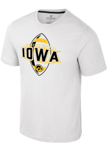Colosseum Iowa Hawkeyes White Truth Two Short Sleeve T Shirt