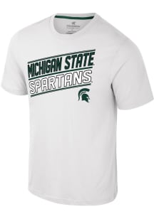 Colosseum Michigan State Spartans White Truth Short Sleeve T Shirt