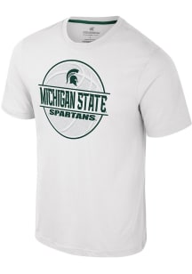 Colosseum Michigan State Spartans White Truth Two Short Sleeve T Shirt