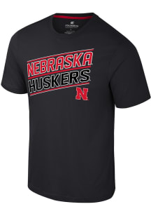Colosseum Nebraska Cornhuskers Black Truth Short Sleeve T Shirt
