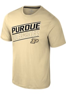 Colosseum Purdue Boilermakers Gold Truth Short Sleeve T Shirt