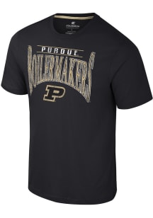 Colosseum Purdue Boilermakers Black Truth Two Style Short Sleeve T Shirt