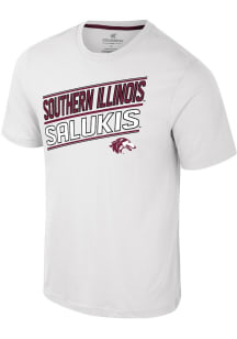 Colosseum Southern Illinois Salukis White Truth Short Sleeve T Shirt