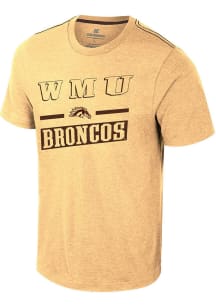Colosseum Western Michigan Broncos Gold Neo Design Short Sleeve T Shirt