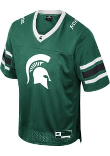 Colosseum Michigan State Spartans Green Field Time Football Jersey