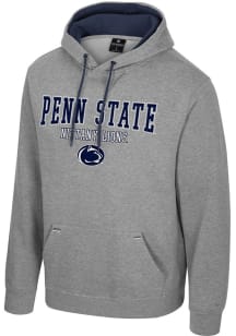 Colosseum Penn State Nittany Lions Mens Grey Charlie Long Sleeve Hoodie