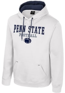 Colosseum Penn State Nittany Lions Mens White Charlie Long Sleeve Hoodie