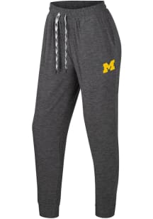 Colosseum Michigan Wolverines Womens Dash Charcoal Sweatpants