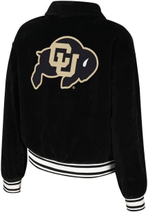 Colosseum Colorado Buffaloes Womens Black Limo Light Weight Jacket