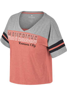 Colosseum Kansas City Mavericks Womens Black Treasure Short Sleeve T-Shirt
