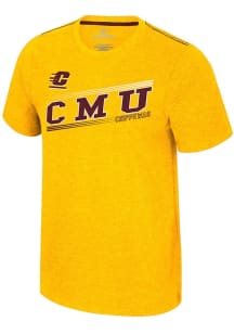 Colosseum Central Michigan Chippewas Gold Dance Marathon Short Sleeve T Shirt