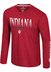 Colosseum Indiana Hoosiers Cardinal Frank Long Sleeve T Shirt
