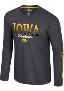 Colosseum Iowa Hawkeyes Black Frank Long Sleeve T Shirt