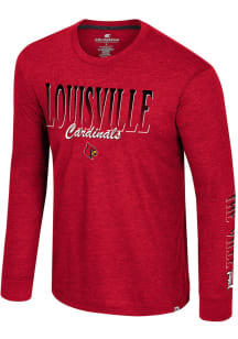 Colosseum Louisville Cardinals Red Frank Long Sleeve T Shirt