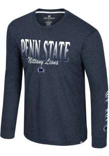 Colosseum Penn State Nittany Lions Navy Blue Frank Long Sleeve T Shirt