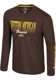 Colosseum Western Michigan Broncos Brown Frank Long Sleeve T Shirt