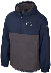 Colosseum Penn State Nittany Lions Mens Navy Blue Gives Back Anorak Light Weight Jacket