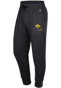 Colosseum Iowa Hawkeyes Mens Black Mac Jogger Pants