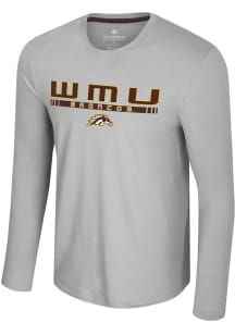 Colosseum Western Michigan Broncos Ash Mac Long Sleeve T-Shirt