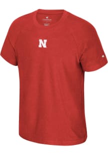 Colosseum Nebraska Cornhuskers Red Mac Short Sleeve T Shirt