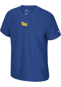 Colosseum Pitt Panthers Blue Mac Short Sleeve T Shirt