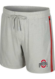 Colosseum Ohio State Buckeyes Mens Ash Mac Shorts