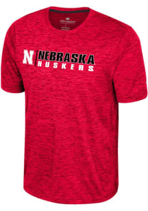Colosseum Nebraska Cornhuskers Red Always Sunny Short Sleeve T Shirt