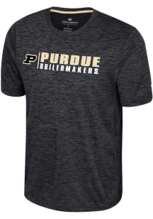 Colosseum Purdue Boilermakers Black Always Sunny Short Sleeve T Shirt