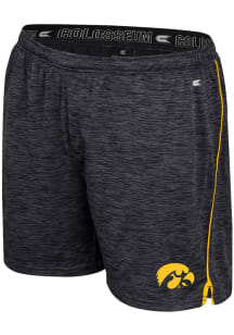 Colosseum Iowa Hawkeyes Mens Black Always Sunny Shorts