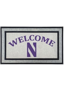 Northwestern Wildcats Welcome 18x30 Door Mat