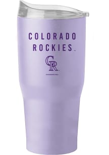 Logo Brands Colorado Rockies Tonal Stainless Steel Tumbler - Lavender