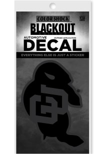 Colorado Buffaloes Black Out Auto Decal - Black