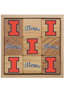Illinois Fighting Illini 12 Piece Wooden Block Set Game