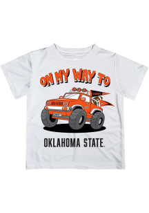 Vive La Fete Oklahoma State Cowboys Infant On My Way Short Sleeve T-Shirt White