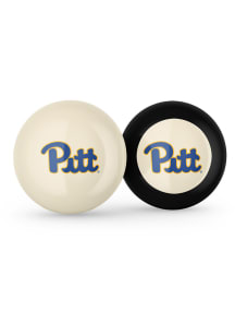 Pitt Panthers Team Logo Cue Ball and 8 Ball Combo Billiard Balls