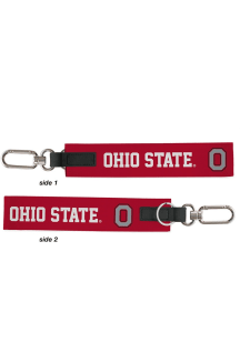 Ohio State Buckeyes Oversized KeyStrap Keychain - Red