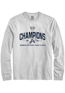 Summit Sportswear Akron Zips White MAC 2026 Women's Outdoor Track & Field Champions Long Sleeve T..