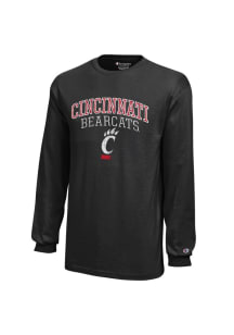 Gear For Sports Cincinnati Bearcats Black Distressed Long Sleeve T Shirt