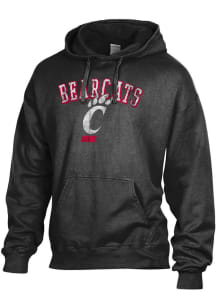 Gear For Sports Cincinnati Bearcats Mens Black Comfort Wash Long Sleeve Hoodie