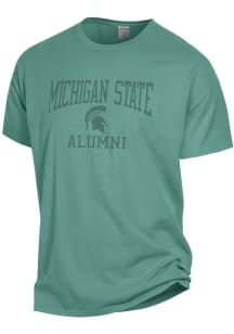 Michigan State Spartans Green Alumni Design Short Sleeve T Shirt