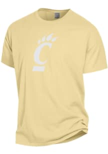 Cincinnati Bearcats Yellow Classic Short Sleeve T Shirt