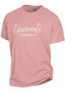 Gear For Sports Cincinnati Bearcats Womens Pink Script Grandma Short Sleeve T-Shirt