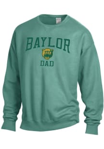 Gear For Sports Baylor Bears Mens Green Garment Dyed Dad Long Sleeve Crew Sweatshirt