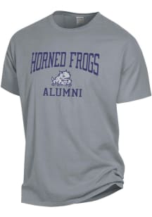 Gear For Sports TCU Horned Frogs Charcoal Garment Dyed Alumni Short Sleeve T Shirt