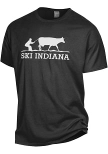 Gear For Sports Indiana Black Ski Indiana Design Short Sleeve T Shirt