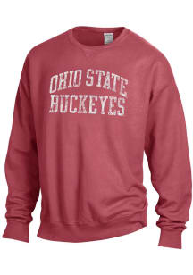 Ohio State Buckeyes Womens Crimson Classic Crew Sweatshirt