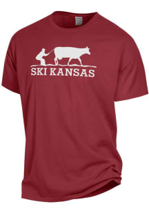 Gear For Sports Kansas Red Ski Short Sleeve T Shirt