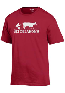 Gear For Sports Oklahoma Red Ski Short Sleeve T Shirt