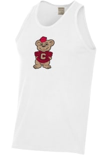Cincinnati Bearcats Mens White Comfort Wash Logo Short Sleeve Tank Top
